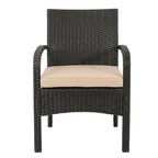 Set Conversazione da Esterno in Rattan Sintetico a 4 Pezzi Cordoba con Cuscini di Christopher Knight Home