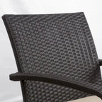 Set Conversazione da Esterno in Rattan Sintetico a 4 Pezzi Cordoba con Cuscini di Christopher Knight Home