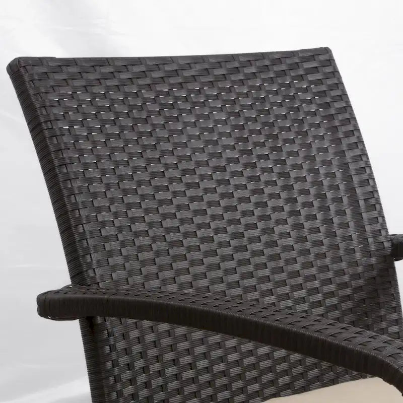 Set Conversazione da Esterno in Rattan Sintetico a 4 Pezzi Cordoba con Cuscini di Christopher Knight Home