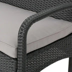 Set Conversazione da Esterno in Rattan Sintetico a 4 Pezzi Cordoba con Cuscini di Christopher Knight Home