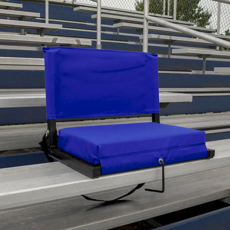 Chaise de stade pliante Outdoor Leisure Products 21 bleue