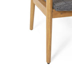 Divanetto Bryan da esterno in vimini e legno di acacia di Christopher Knight Home