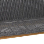 Divanetto Bryan da esterno in vimini e legno di acacia di Christopher Knight Home