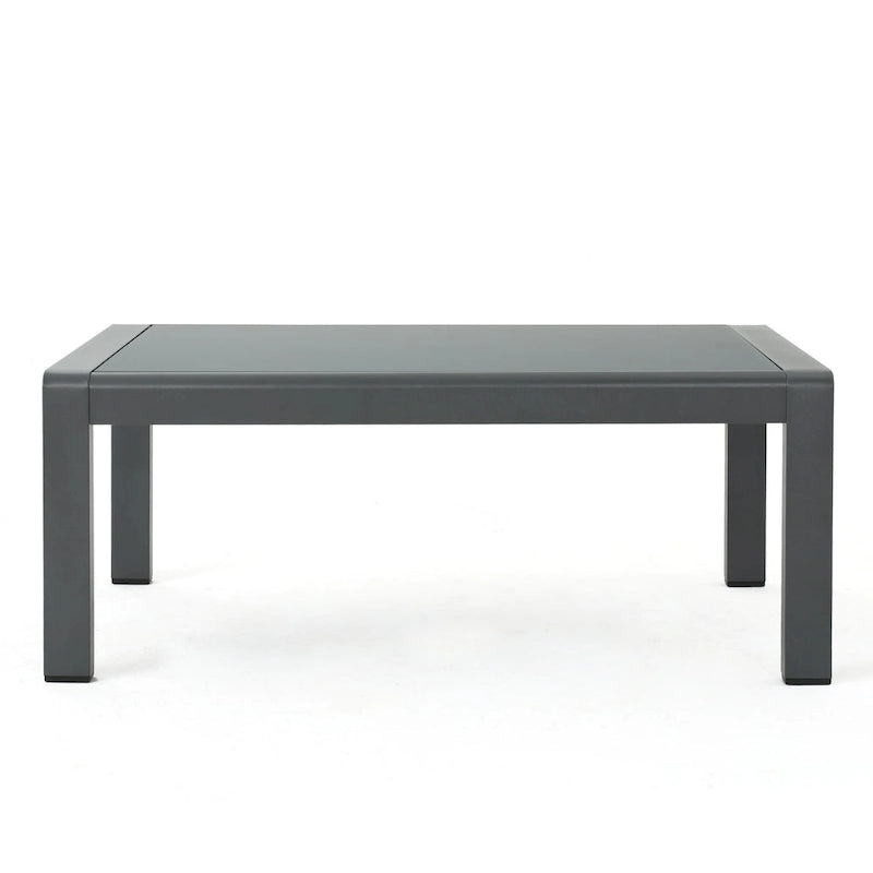 Set da conversazione da esterno a 5 pezzi in alluminio Cape Coral con cuscini di Christopher Knight Home
