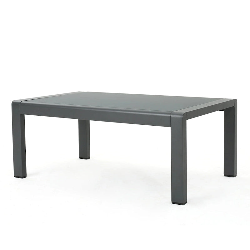 Set da conversazione da esterno a 5 pezzi in alluminio Cape Coral con cuscini di Christopher Knight Home