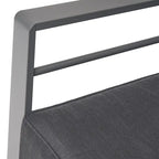Set da conversazione da esterno a 5 pezzi in alluminio Cape Coral con cuscini di Christopher Knight Home
