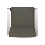 Poltrone da club da esterno in alluminio Aviara (set da 2) di Christopher Knight Home