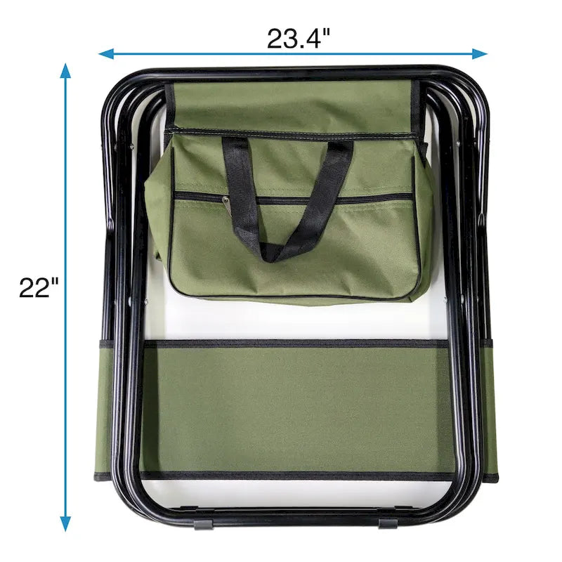 Sedie pieghevoli da esterno con borsa per il trasporto (set da 4)