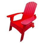 Sedia Adirondack in legno con foro per ombrellone