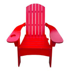 Sedia Adirondack in legno con foro per ombrellone