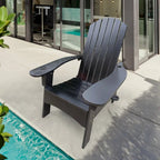 Sedia Adirondack in legno con foro per ombrellone