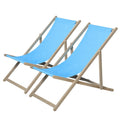 Sedia a sdraio pieghevole da spiaggia (set di 2)