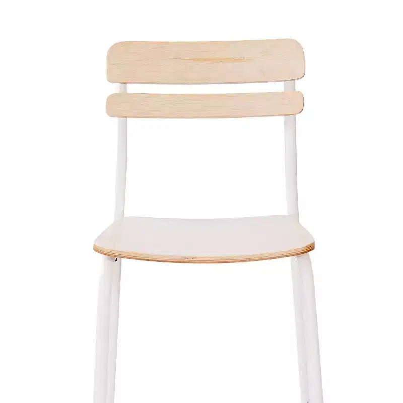 Flash Furniture 2 Pack Cyprus Commercial Grade Solid Wood Bar Stools with Metal Frames and Antique Finish