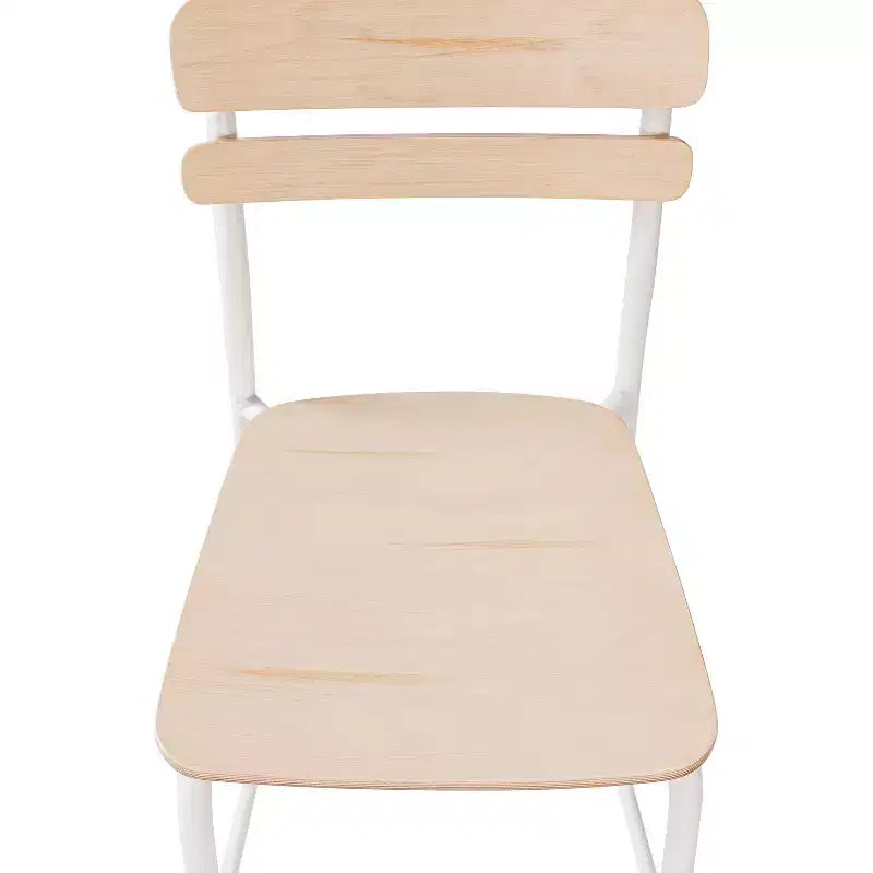Flash Furniture 2 Pack Cyprus Commercial Grade Solid Wood Bar Stools with Metal Frames and Antique Finish