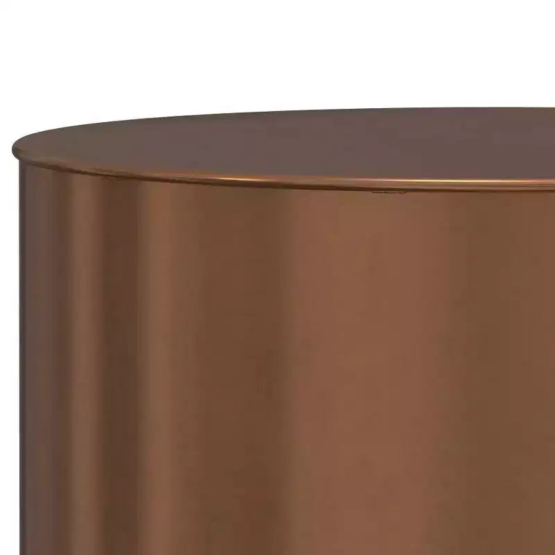Lance Metal Cylinder Accent Table Ombre - WyndenHall