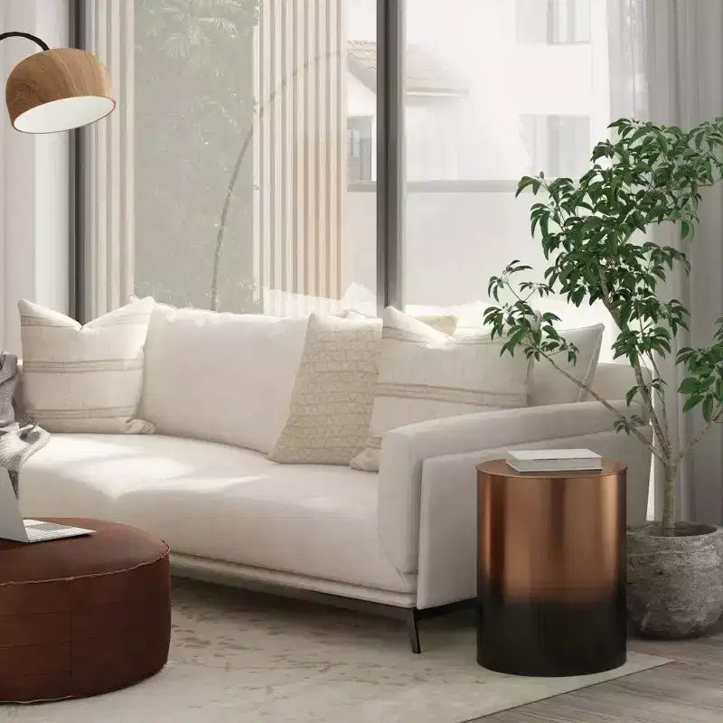 Lance Metal Cylinder Accent Table Ombre - WyndenHall