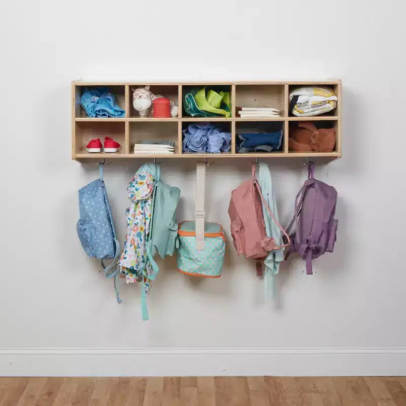 Meuble de rangement ECR4Kids Streamline 20 bacs avec 20 bacs à façade ouverte, 4x5, Meuble pour enfants