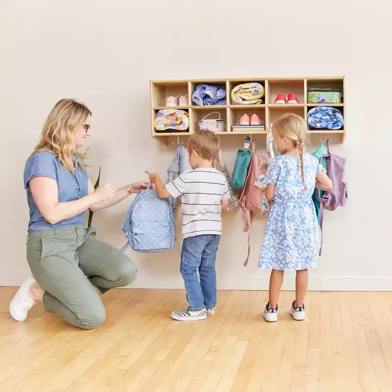 Meuble de rangement ECR4Kids Streamline 20 bacs avec 20 bacs à façade ouverte, 4x5, Meuble pour enfants