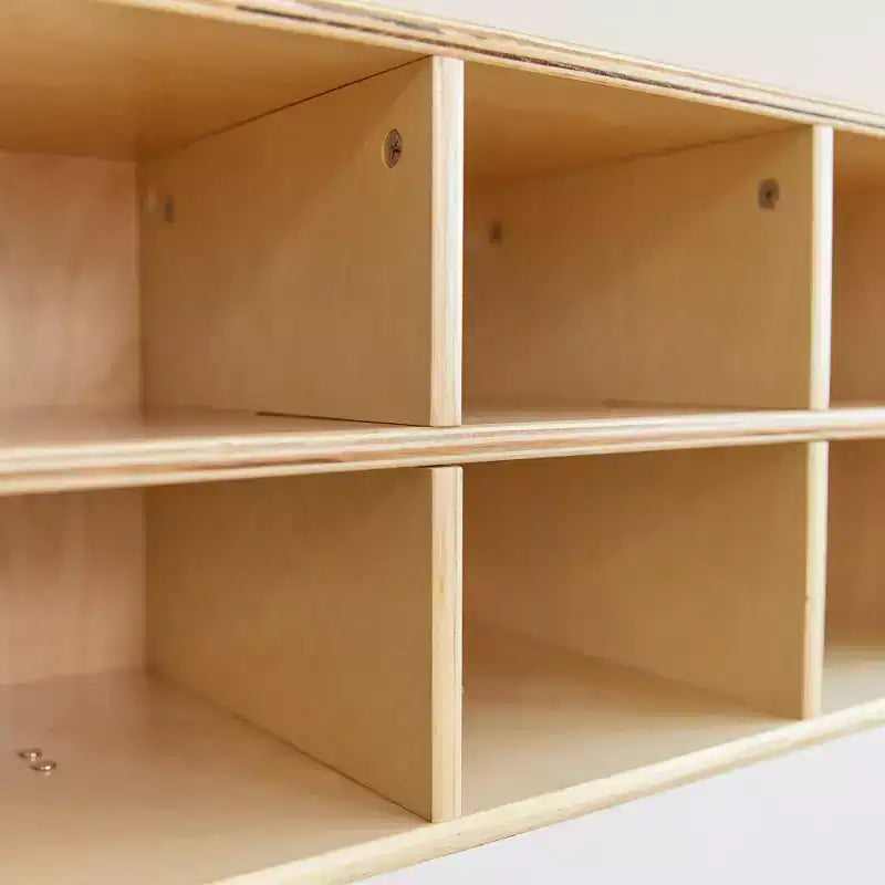 Meuble de rangement ECR4Kids Streamline 20 bacs avec 20 bacs à façade ouverte, 4x5, Meuble pour enfants