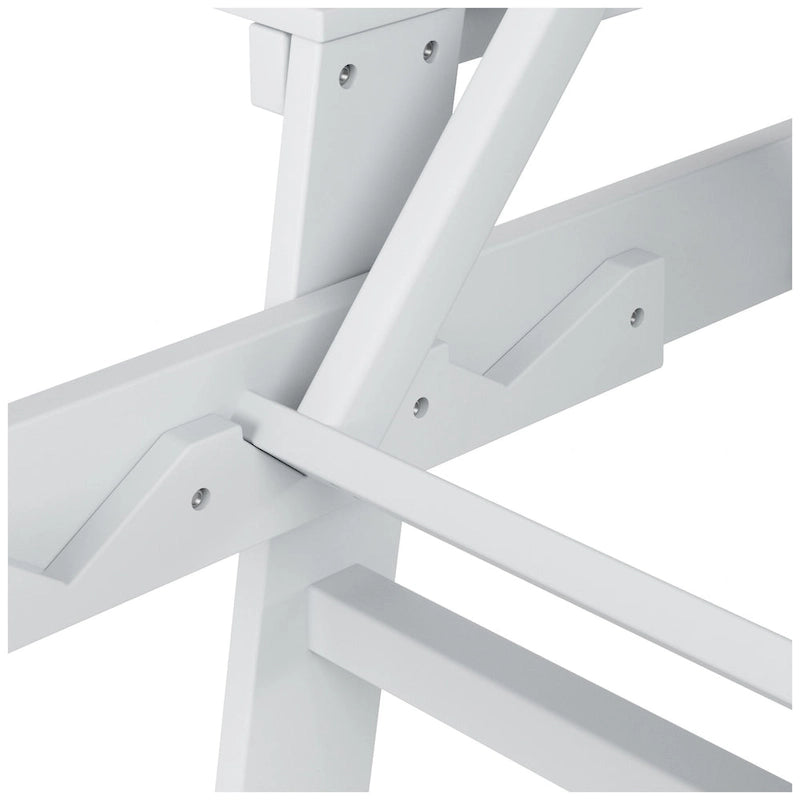 Polytrends Altura Poly Chaise longue reclinabile ecologica per tutte le stagioni con braccioli e tavolino laterale (set da 2 pezzi)