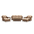 Set di sedute Cayman 8 pezzi Sunbrella, Heritage Brown