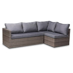 Set da esterni contemporaneo di 4 pezzi Interbat di Havenside Home