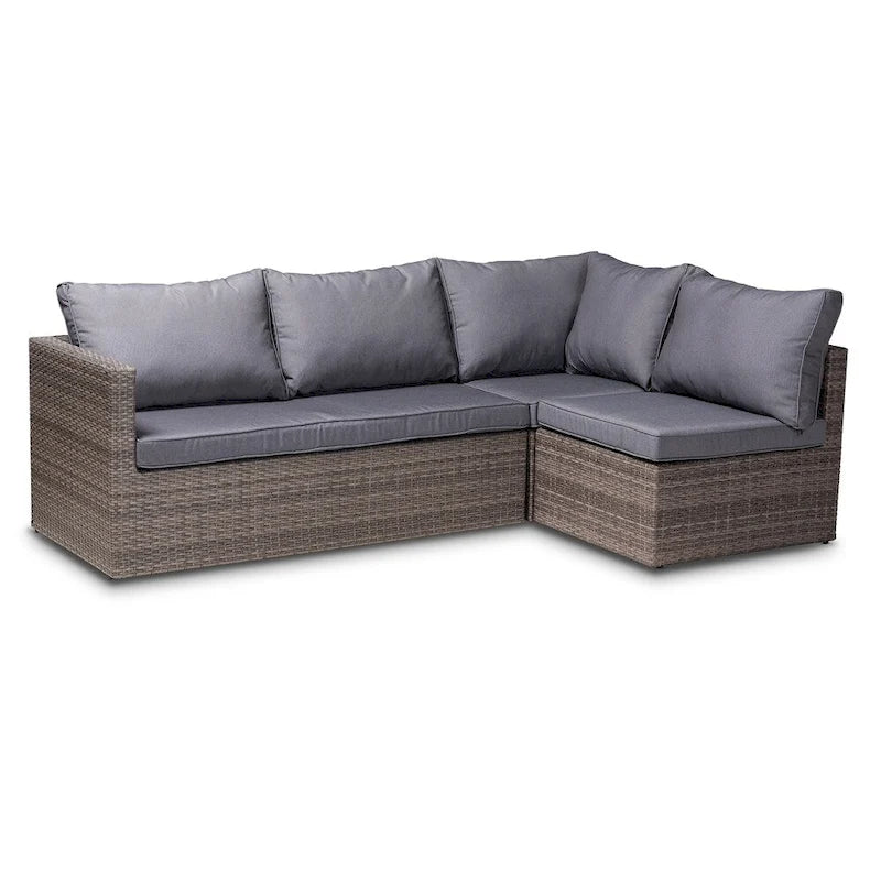 Set da esterni contemporaneo di 4 pezzi Interbat di Havenside Home