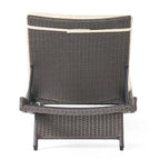 Hypoint Outdoor Wicker Armless Chaise Lounge con cuscino di Christopher Knight Home