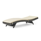 Hypoint Outdoor Wicker Armless Chaise Lounge con cuscino di Christopher Knight Home