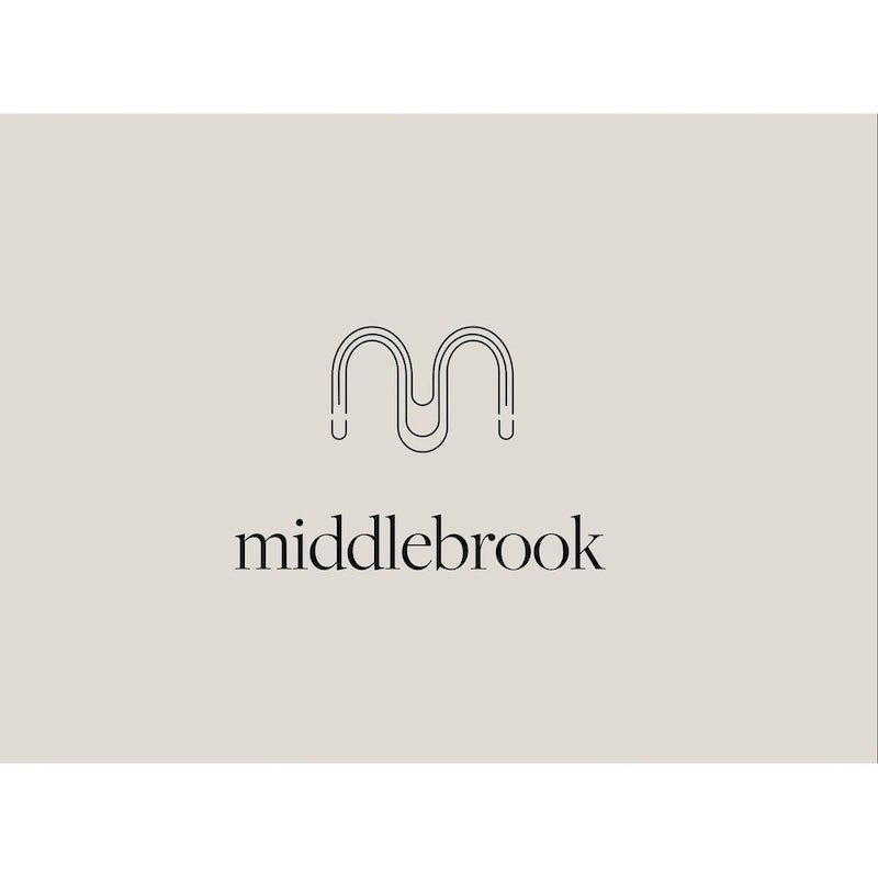 Middlebrook Designs Divanetto da esterno in legno massello