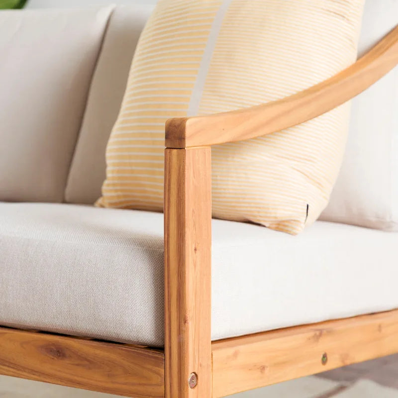 Middlebrook Designs Divanetto da esterno in legno massello
