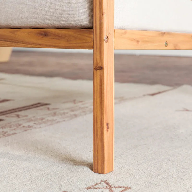 Middlebrook Designs Divanetto da esterno in legno massello