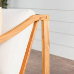 Middlebrook Designs Divanetto da esterno in legno massello