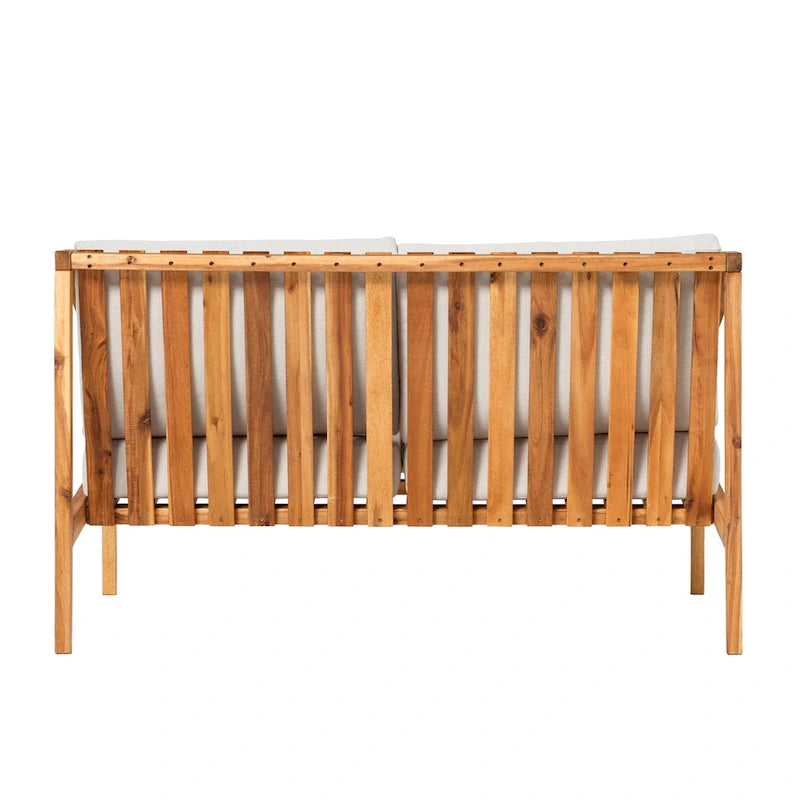 Middlebrook Designs Divanetto da esterno in legno massello