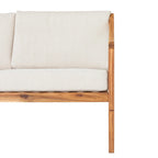 Middlebrook Designs Divanetto da esterno in legno massello