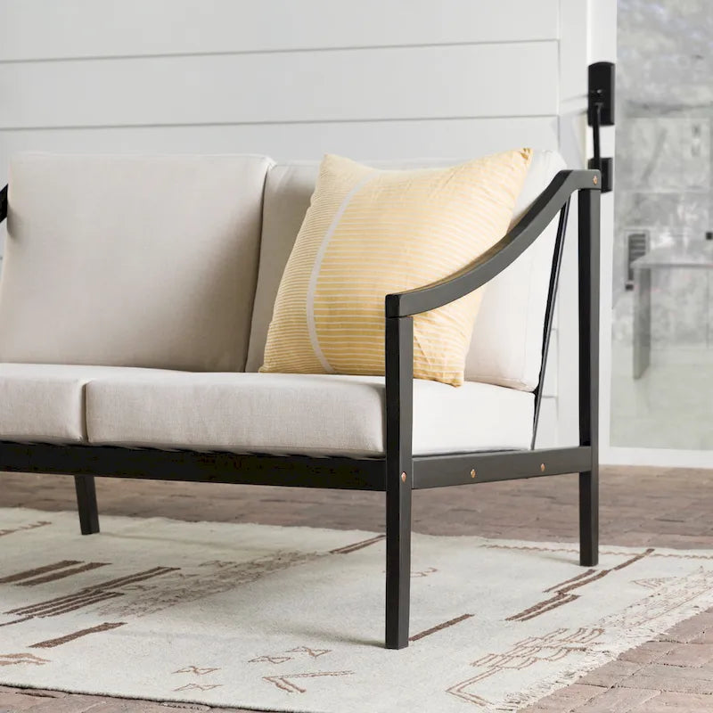 Middlebrook Designs Divanetto da esterno in legno massello