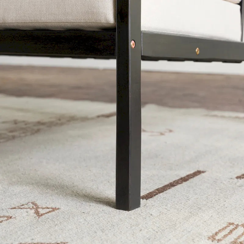 Middlebrook Designs Divanetto da esterno in legno massello