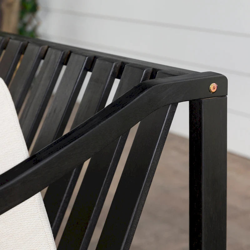 Middlebrook Designs Divanetto da esterno in legno massello