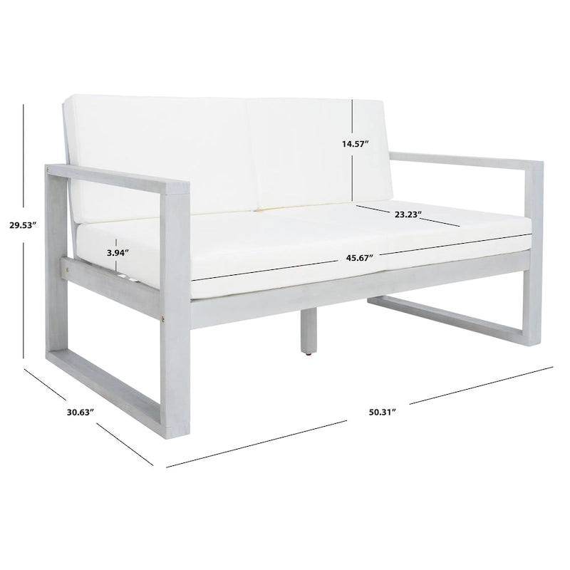 Banc d'extérieur SAFAVIEH Nehemie - 31Lx50Px30H