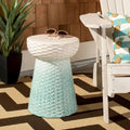 SAFAVIEH Zetta Sgabello Decorativo da Giardino in Ceramica per Interni/Esterni