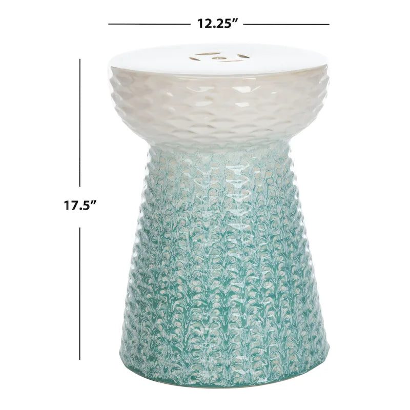 SAFAVIEH Zetta Sgabello Decorativo da Giardino in Ceramica per Interni/Esterni