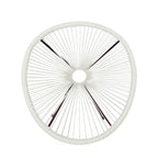 Sedia Anson in Acciaio/Rattan PE Intrecciato da Esterno (Set da 4) di Christopher Knight Home