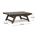 Set da conversazione da esterno in 4 pezzi Sedona in legno di acacia di Christopher Knight Home
