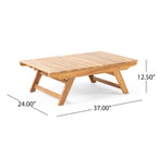 Set da conversazione da esterno in 4 pezzi Sedona in legno di acacia di Christopher Knight Home