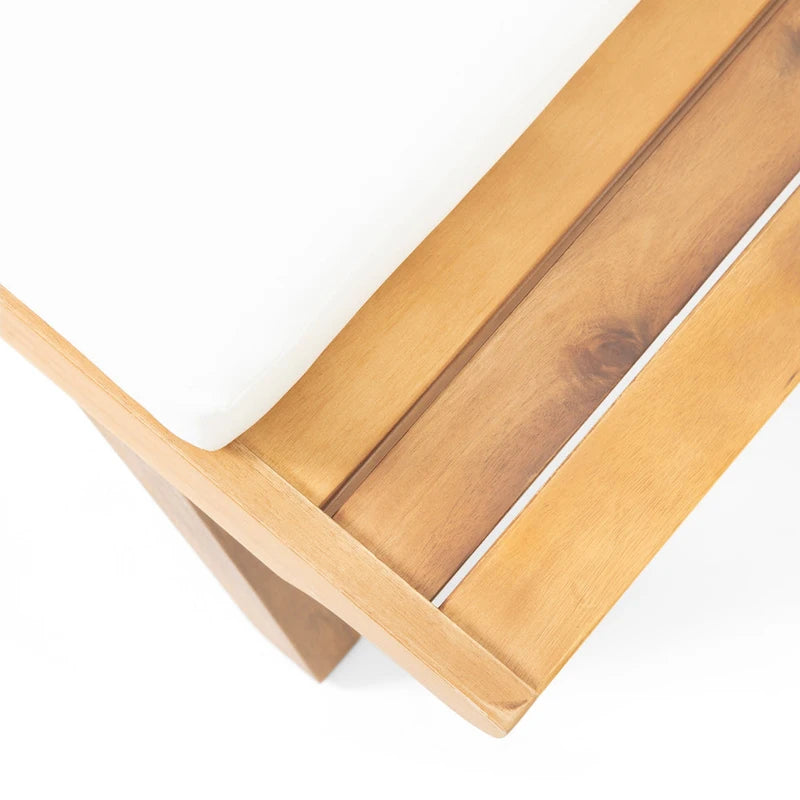 Set da conversazione da esterno in 4 pezzi Sedona in legno di acacia di Christopher Knight Home