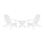 Set da esterno Malibu a 3 pezzi in legno di acacia di Christopher Knight Home