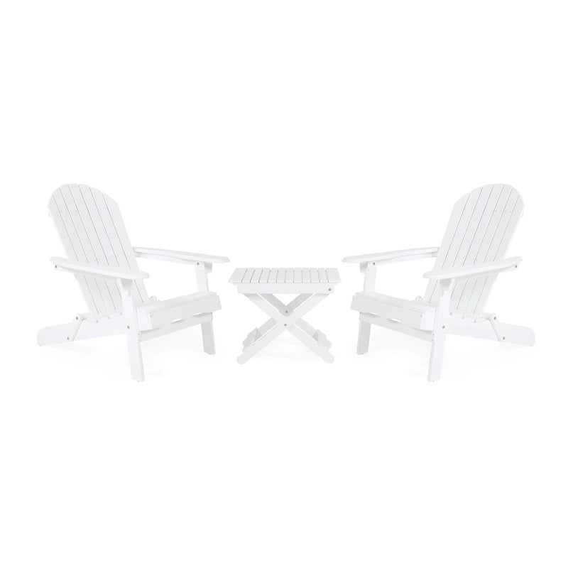 Set da esterno Malibu a 3 pezzi in legno di acacia di Christopher Knight Home