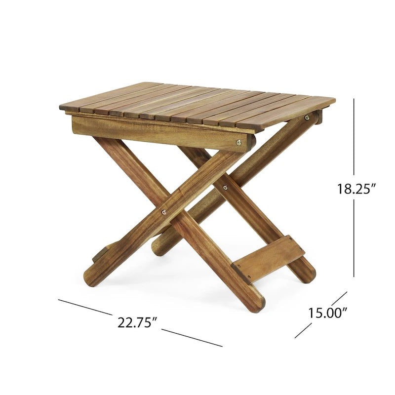 Set da esterno Malibu a 3 pezzi in legno di acacia di Christopher Knight Home