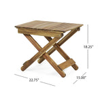 Set da esterno Malibu a 3 pezzi in legno di acacia di Christopher Knight Home