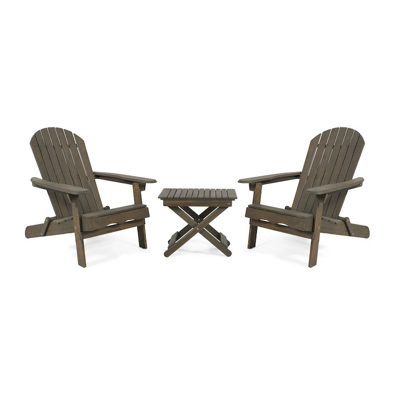 Set da esterno Malibu a 3 pezzi in legno di acacia di Christopher Knight Home